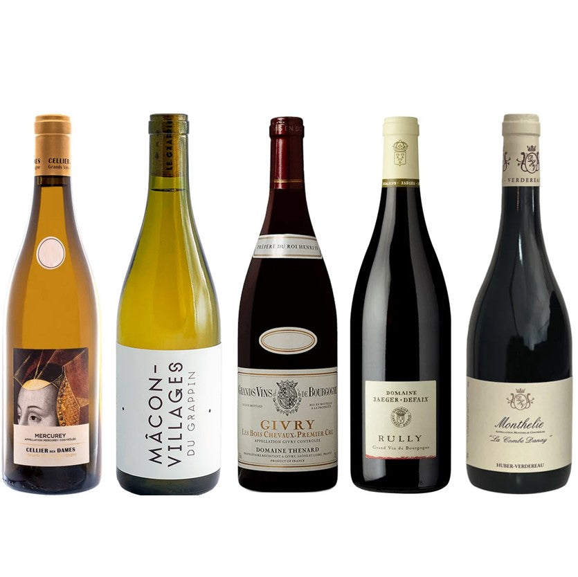 【27%OFF】ブルゴーニュ5本セット / Reasonable Burgundy 5 Bottles Set