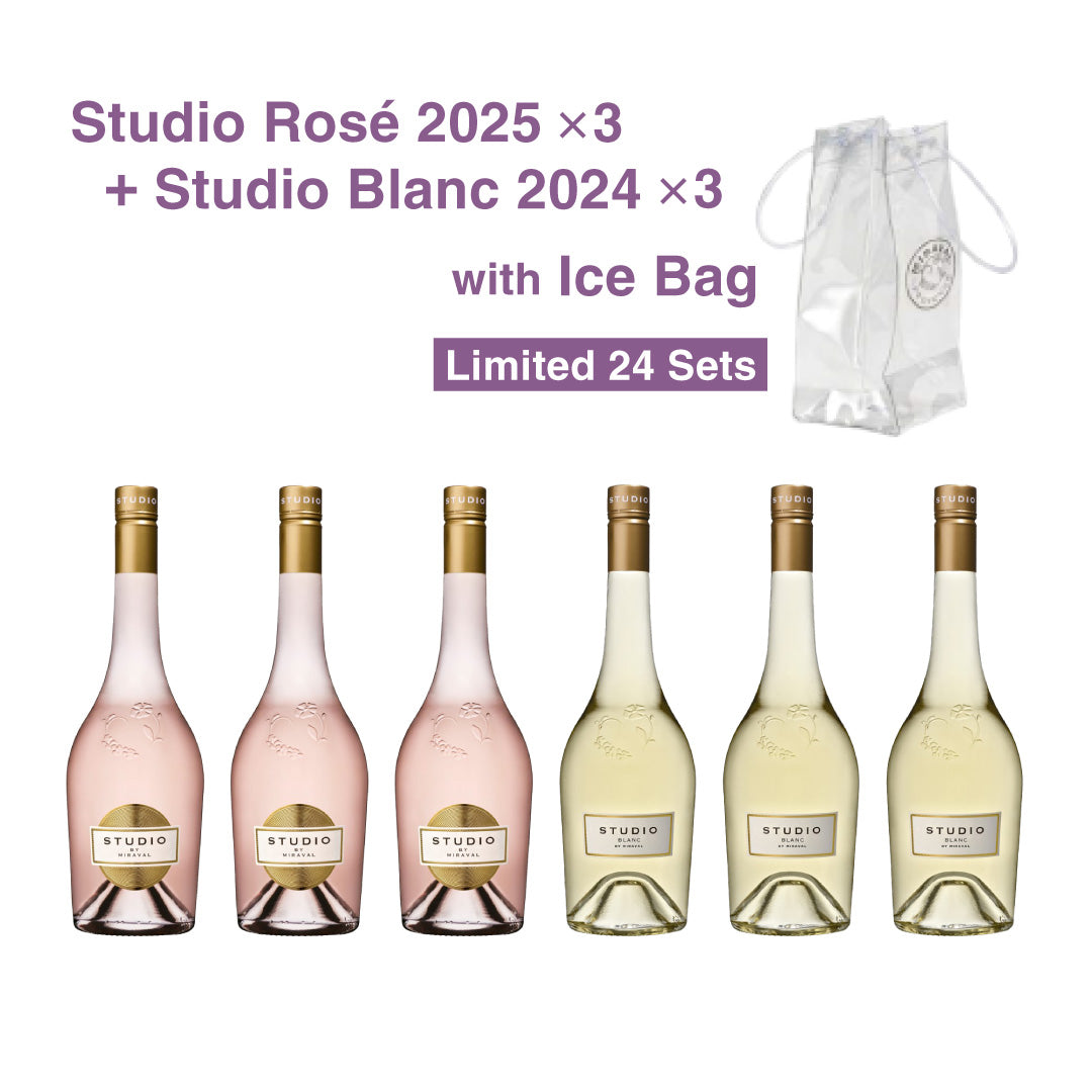 【限定24セット！オリジナルアイスバッグ付き！21%OFF】Studio by Miraval 6Bottle Set