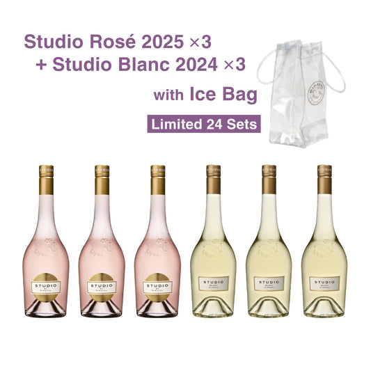 【限定24セット！オリジナルアイスバッグ付き！21%OFF】Studio by Miraval 6Bottle Set