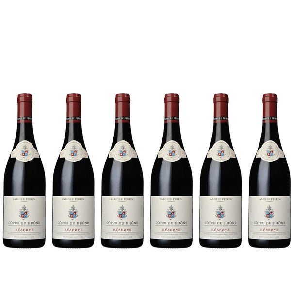 ファミーユ・ペラン・コート・デュ・ローヌ・レゼルヴ・ルージュ 6本セット / Famille Perrin Cote du Rhone Reserve Rouge  6 Bottles Set